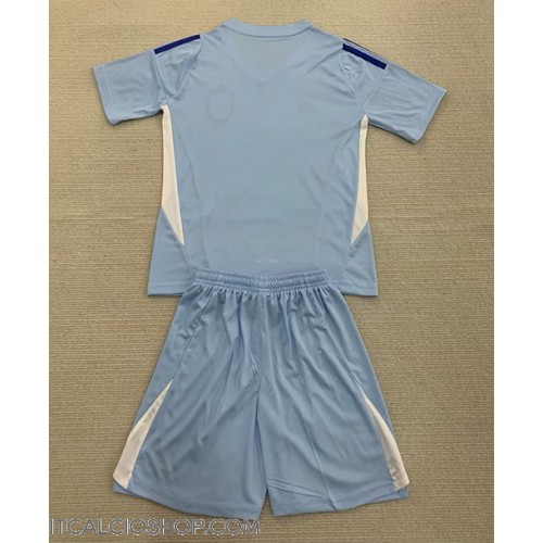 Spagna Portiere Prima Maglia Bambino Europei 2024 Manica Corta (+ Pantaloni corti)